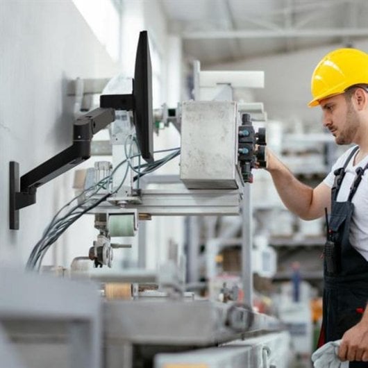 Ergotron 45-683-292 Supporto Monitor 1 Braccio Parete 24 a 34" VESA 75x75 a 100x100 Max 10kg