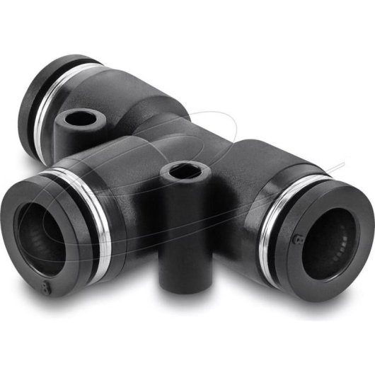 Acoplamiento neumático Delock 60749 8 mm rosca hembra metal plástico negro