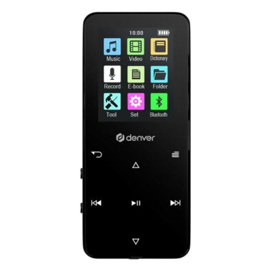 Reproductor MP4 Denver MP-1830B 4 GB Bluetooth Pantalla IPS Negro