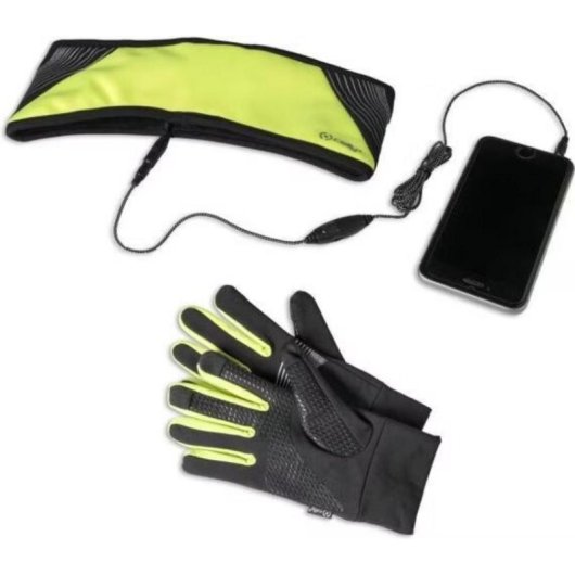 Auricolari Celly SPORTKIT17YL cablati jack 3,5 mm sport microfono nero giallo