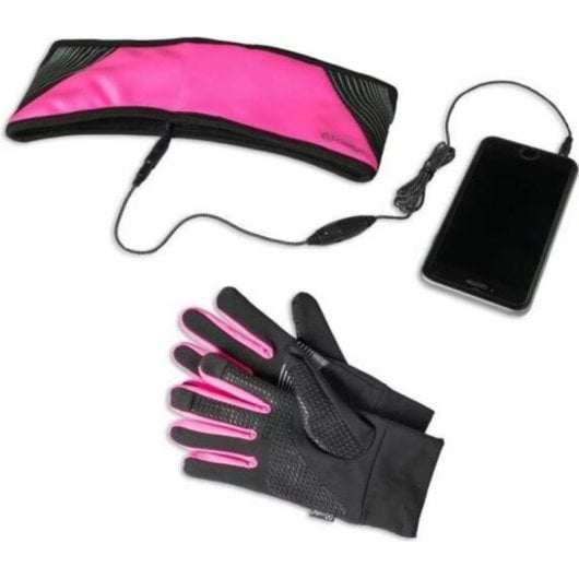 Auricolari Celly SPORTKIT17PK cablati jack 3,5 mm sport microfono nero bianco