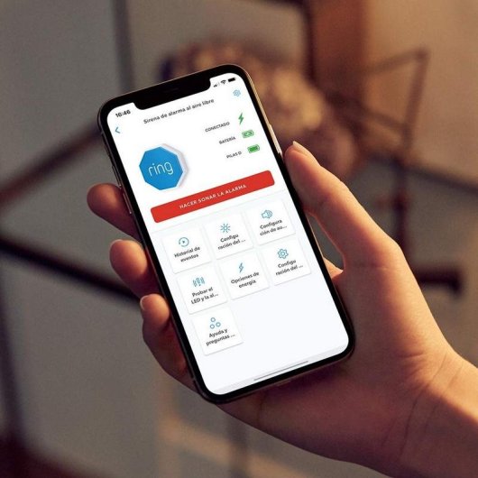 Alarme RING Alarm Outdoor Siren Z-Wave LED IP66 Extérieur Batterie et filaire