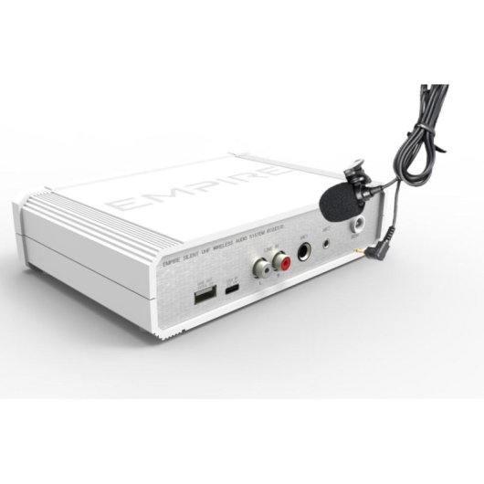 Microfono Empire HT.T10 wireless headset lavalier controllo rotativo