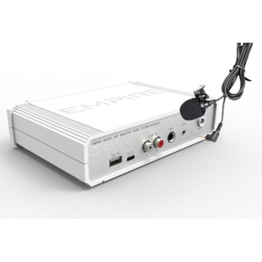 Microfono Empire HT.T10 wireless headset lavalier controllo rotativo