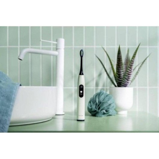 Escova de Dentes Sónica Beurer SC 50 5 Modos 2 Cabeças Temporizador Sensor de Pressão