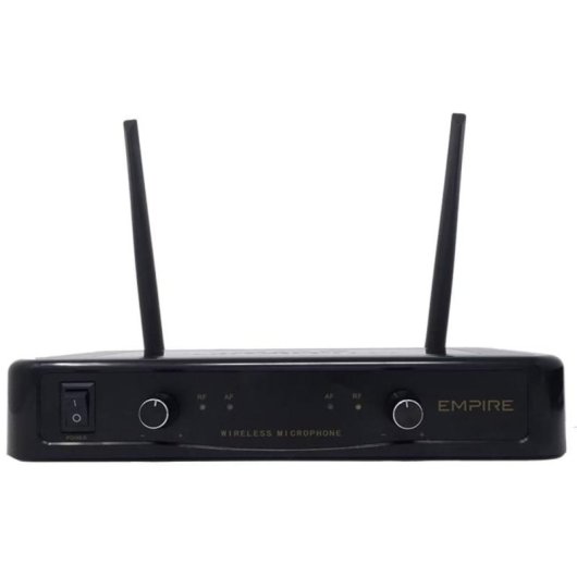 Microfone Empire W-601II C sem fio e com fio cardioide dupla unidade