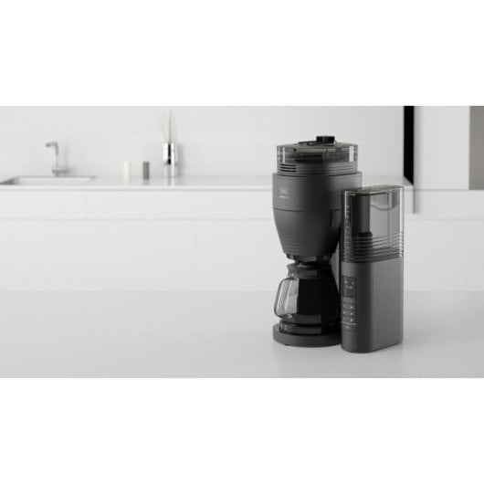 Cafetière à filtre Melitta 1030-01 1,25L 10 Tasses broyeur intégré écran TFT