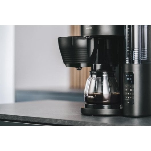 Cafetière à filtre Melitta 1030-01 1,25L 10 Tasses broyeur intégré écran TFT