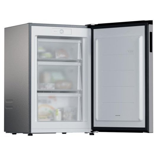 Congelador Candy CNUQ2L58EX 90L Eficiencia E Puertas Reversibles Plata