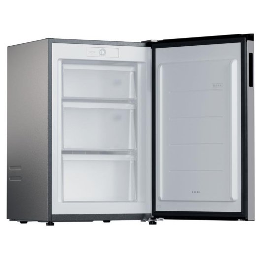 Congelador Candy CNUQ2L58EX 90L Eficiencia E Puertas Reversibles Plata