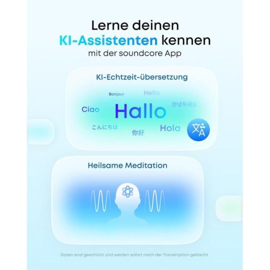 Auriculares Soundcore C50i inalámbricos Bluetooth con reducción de ruido, micrófono y protección IP55, color negro