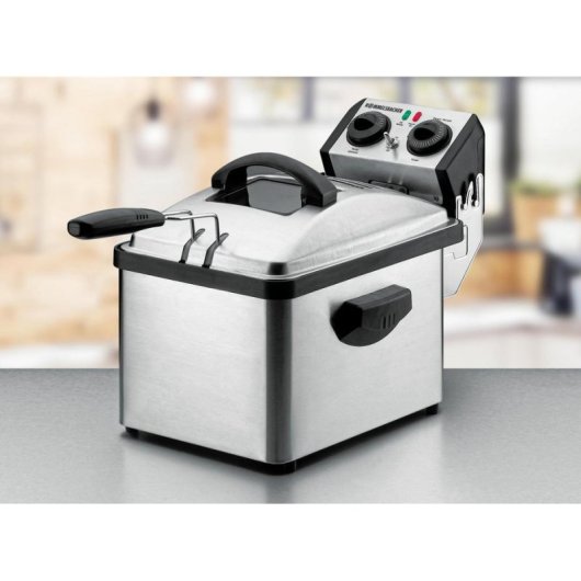 Freidora Rommelsbacher FRP 2135/E 3,5 L 2100W con Temporizador Digital y Zona Fría