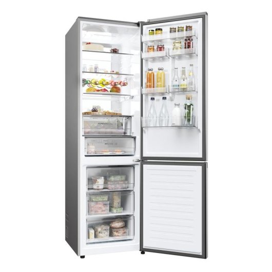 Frigorífico Combi Haier HDPW7620AANPK No Frost 205 cm 409 L A Inox WiFi