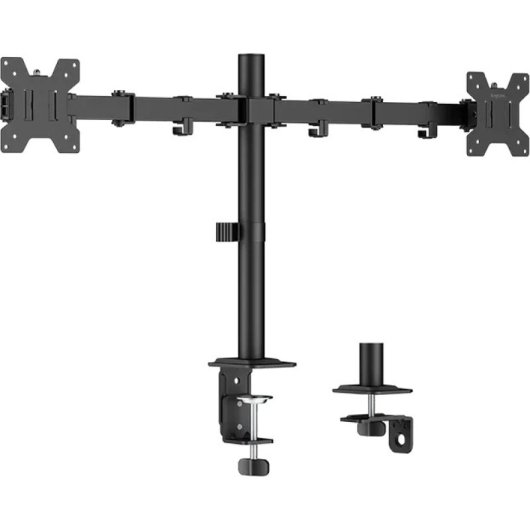 LogiLink BP0217 Suporte Monitor Duplo de Mesa 17 a 32" VESA 100x100 Max 10kg por braço