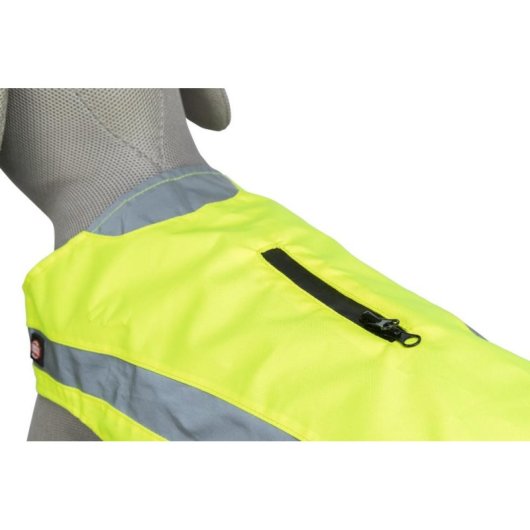 Gilet riflettente TRIXIE 30092 S giallo poliestere regolabile