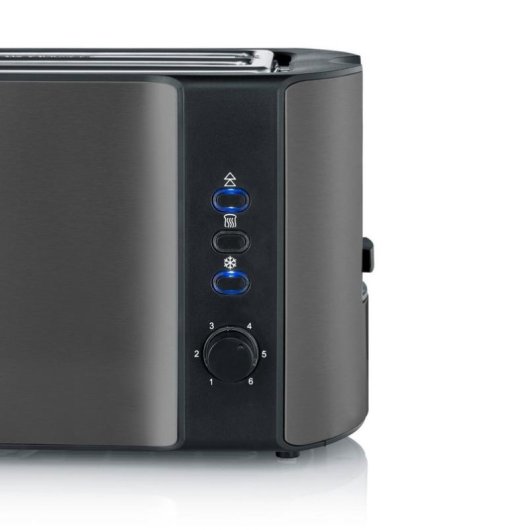 Tostadora SEVERIN AT 9341 4 fette 1400 W acciaio inox doppia fessura