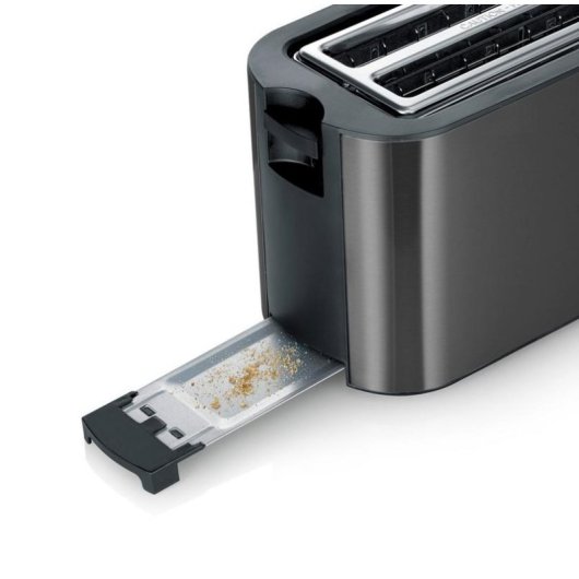 Tostadora SEVERIN AT 9341 4 fette 1400 W acciaio inox doppia fessura