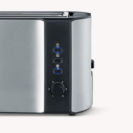 Tostadora SEVERIN AT 9341 4 fette 1400 W acciaio inox doppia fessura