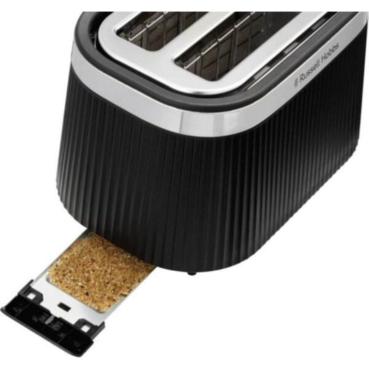 Toaster Russell Hobbs Bronte 2 Scheiben matt schwarz 980 W extrabreit