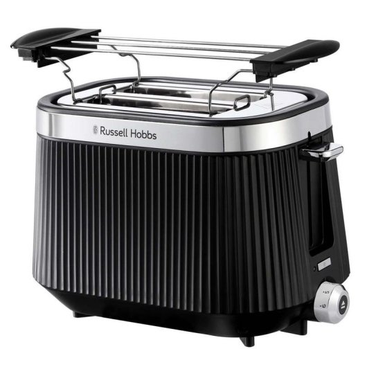 Toaster Russell Hobbs Bronte 2 Scheiben matt schwarz 980 W extrabreit