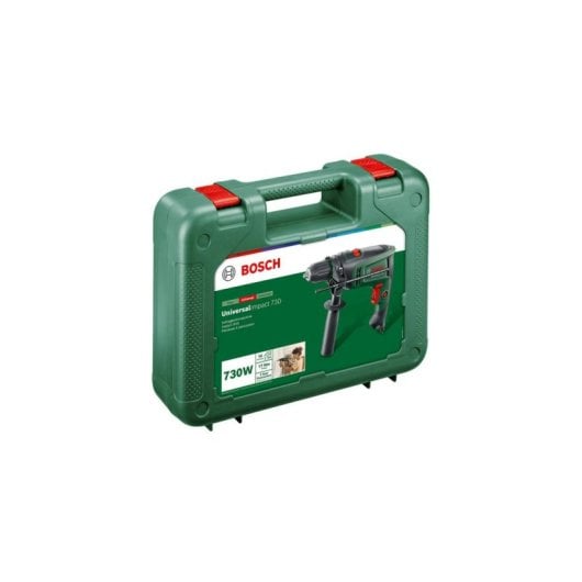 Perceuse Bosch UniversalImpact 730 730W 3200 rpm Percuteur Mallette Vert