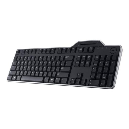 Teclado Dell KB813 mecânico com leitor de cartões inteligentes QWERTY espanhol