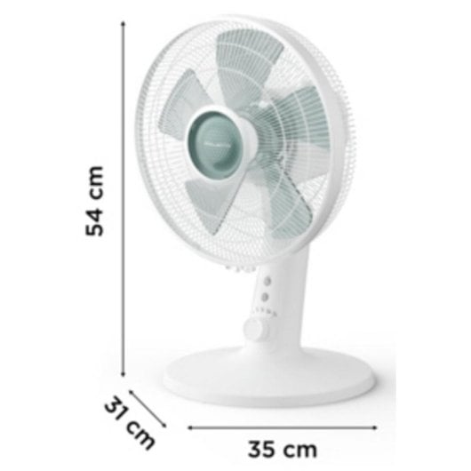 Ventilatore Rowenta VU2740F0 Turbo Silence Extreme+ 35 cm 4 velocità bianco