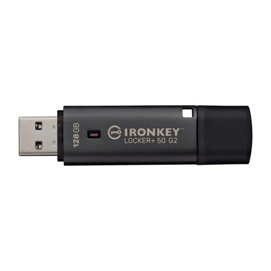 Pen Drive Kingston IronKey Locker Plus 50 G2 128GB FIPS 197 AES-256