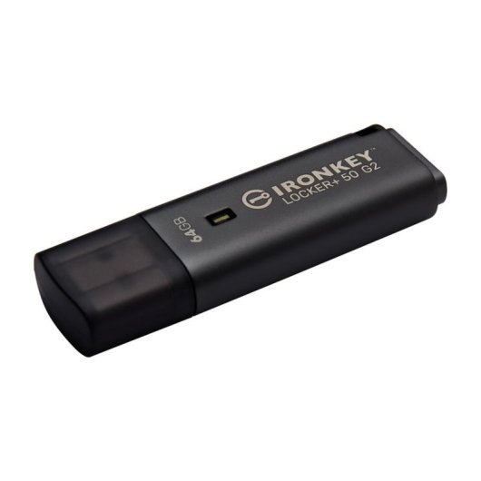Memoria USB Kingston IronKey Locker Plus 50 G2 64GB cifrado AES-256 FIPS 197