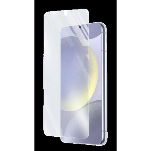 Protector pantalla Cellularline Galaxy S25 cristal templado 9H antihuellas transparente