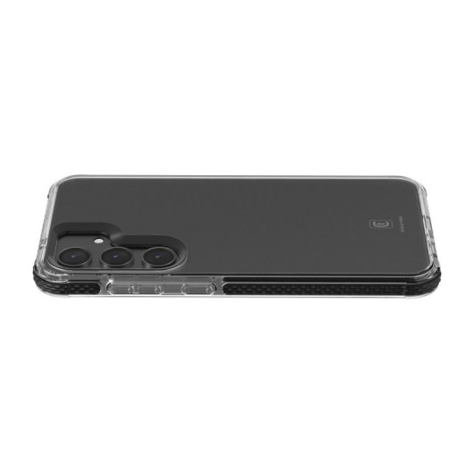 Funda für Handy Cellularline Tetra Force Strong Guard Stoßfest Gummi Schwarz Antibakteriell für Samsung Galaxy S25+