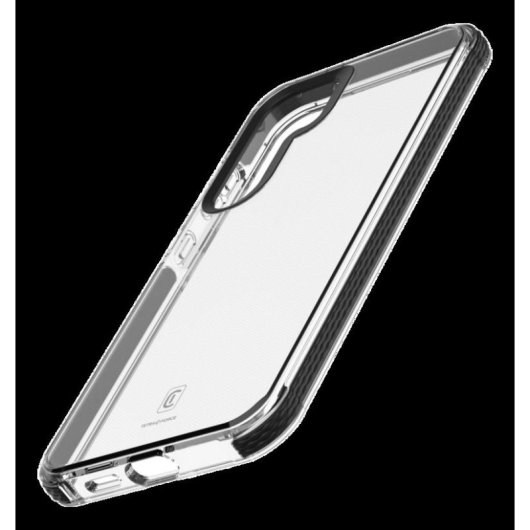 Funda für Handy Cellularline Tetra Force Strong Guard Stoßfest Gummi Schwarz Antibakteriell für Samsung Galaxy S25+