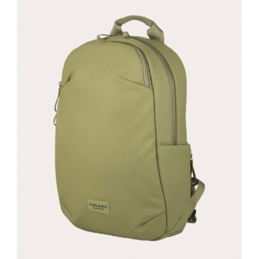 Mochila Tucano Laser Verde Militar para portátil 16" resistente al agua