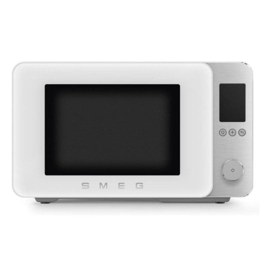 Micro-ondes SMEG MOC02WHMEU 27L 2100W avec Grill Air Fry 25 Programmes