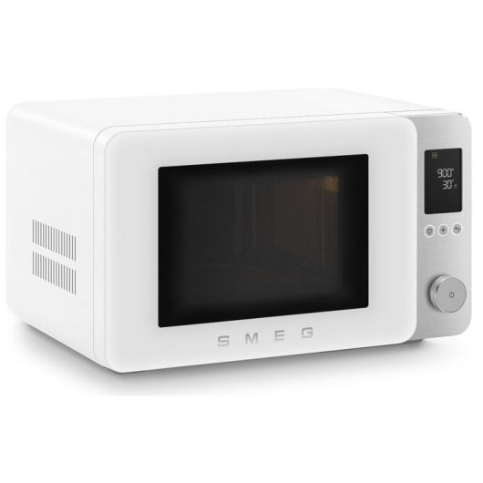 Micro-ondes SMEG MOC02WHMEU 27L 2100W avec Grill Air Fry 25 Programmes
