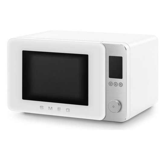 Micro-ondes SMEG MOC02WHMEU 27L 2100W avec Grill Air Fry 25 Programmes