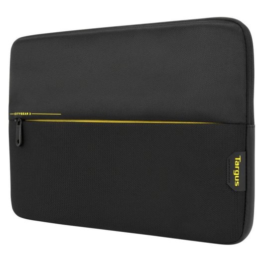 Funda Targus CityGear 3 TSS994GL para portátil hasta 15,6" neopreno poliéster negra y amarilla