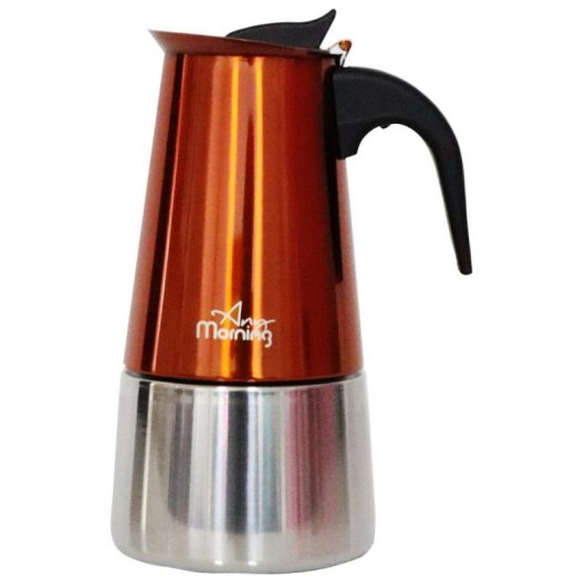 Cafetière moka électrique Any Morning FE001-6 0,3L Acier Cobre 6 Tasses