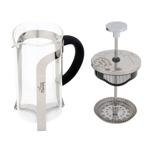 Cafetière à piston Any Morning Espresso 600 ml Acier inoxydable et verre