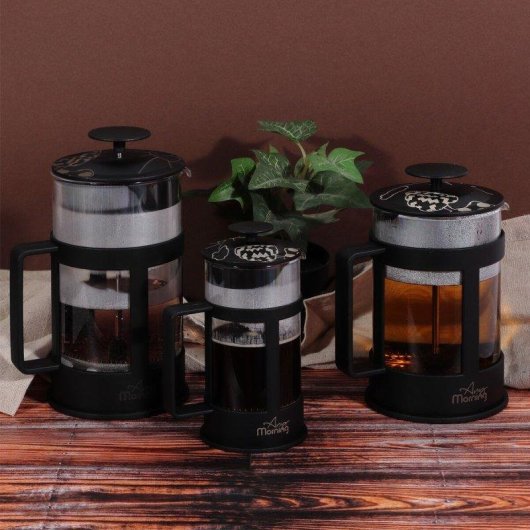 Cafetière à piston Espresso Any Morning 350ml Acier inoxydable et verre