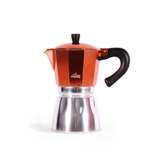 Cafetière italienne Any Morning HES-6 240 ml 6 Tasses Aluminium Rouge