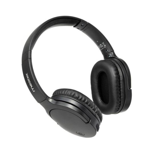 Auriculaires Moodix KO23BT1100B sans fil Bluetooth, micro, contrôle volume, noir