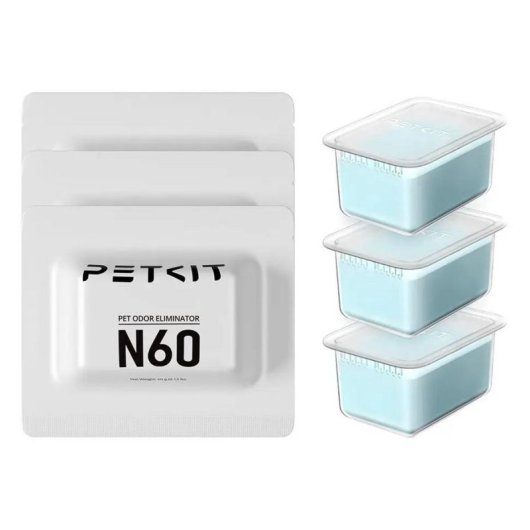 Desodorante PETKIT N60 3 piezas para bandejas higiénicas PUROBOT ULTRA/MAX PRO