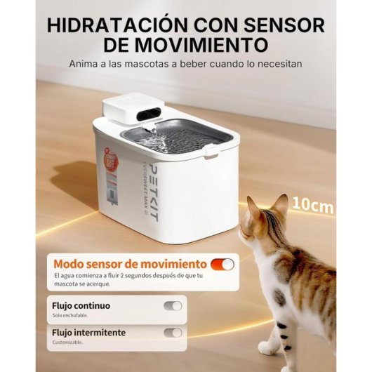 Fonte para gatos PETKIT EVERSWEET MAX 2 sem fios 3 L