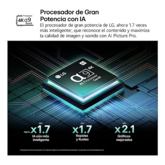 TV LG OLED evo AI OLED83C5ELA 83" 4K UltraHD 144Hz Smart TV WebOS HDR10 Dolby Vision Atmos