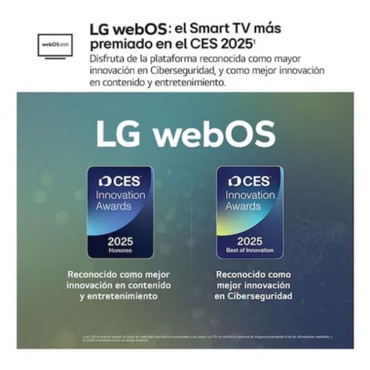 TV LG OLED evo AI OLED83C5ELA 83" 4K UltraHD 144Hz Smart TV WebOS HDR10 Dolby Vision Atmos