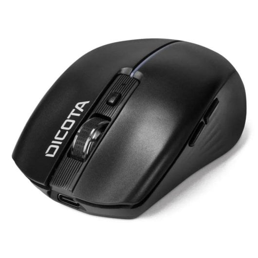 Ratón DICOTA D32044B Bluetooth RF 1600DPI Noir Rechargeable Ambidextre
