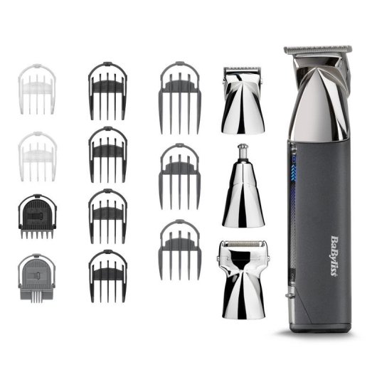 Tondeuse Multifonctionnelle BaByliss Super-X Metal MT996E sans Fil 300min 15 Sabots