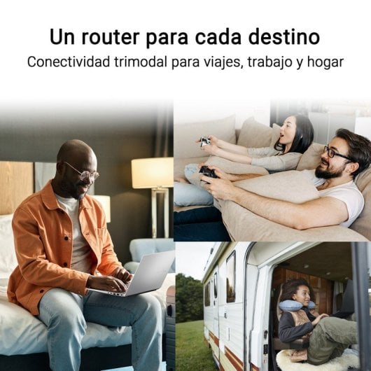 Router ASUS RT-AX50 Go WiFi 6 AX1500 Doble Banda 4G/5G VPN