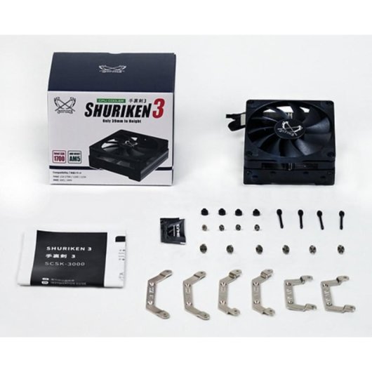 Refrigeración Aire Scythe Socket LGA 1700/AM5 92mm Shuriken 3 Bajo Perfil